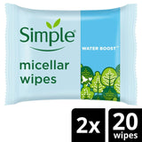 M&S Simple Kind to Skin Micellar Biodegradable Cleansing Wipes 40 Wipes- Buy online at McGrocer