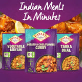 Patak's vegetable biryani ready meal 270g, imported from the UK