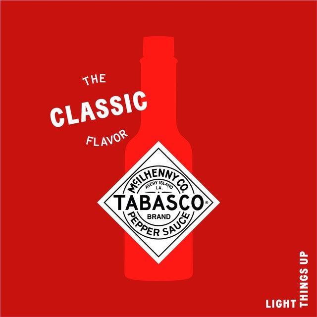 Tabasco original red pepper hot sauce 350ml (British brand)