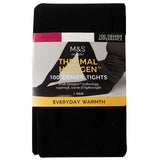 M&S Women's 100 Denier Thermal Heatgen Opaque Tights, size L, imported from the UK