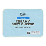 M&S reduced fat soft cheese 250g, imported from the UK