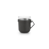 Brabantia Make & Take Soup Mug Dark Grey 0.6L - British product