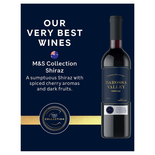 M&S Ebenezer & Seppeltsfield Shiraz red wine 75cl, imported from the UK
