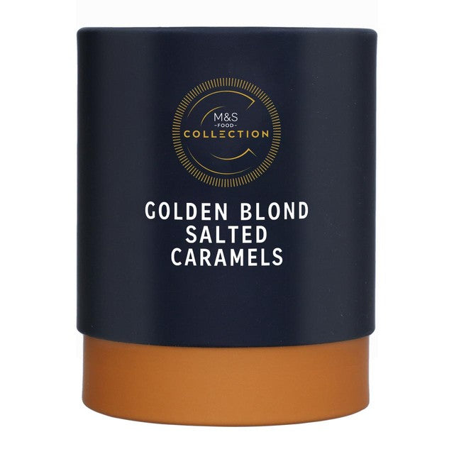 M&S Caramel Blond Salted Caramels 125g, imported from the UK