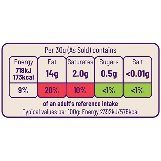 Ocado sunflower seeds 100g, imported from the UK