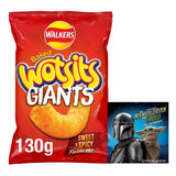 M&S Wotsits Giants Sweet & Spicy Flamin' Hot Baked Corn Puffs 130g- Buy online at McGrocer