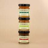 Paxton & Whitfield trio of mini confits 135g, imported from the UK