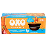 Oxo Reduced Salt Chicken Stock Pots 4x20g, imported from the UK