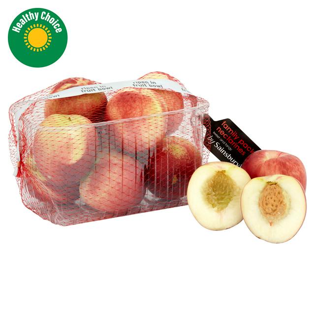 Sainsburys Nectarine Family Punnet min X6