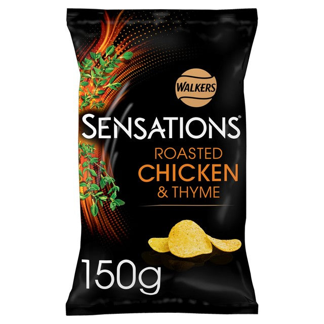 Walkers Roasted Chicken & Thyme Crisps 150g (British brand)