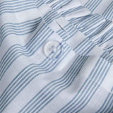 M&S striped ruffle bedding super king blue mix - British product