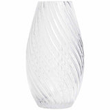 M&S medium swirl glass vase, imported from the UK