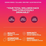 AQUA GLOW mango passion collagen drink 250ml, UK version