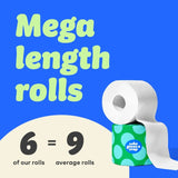 Who Gives a Crap recycled toilet paper Classic Soft mega rolls 6 pack (British brand)