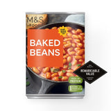 M&S Marks & Spencer Baked Beans in Tomato Sauce 400g- Buy online at McGrocer