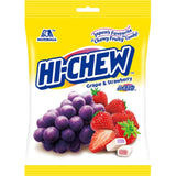Morinaga Hi-Chew grape and strawberry chewy sweets 100g, imported from the UK