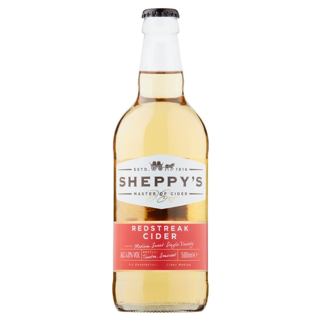 Sheppy Redstreak cider 500ml (British brand)