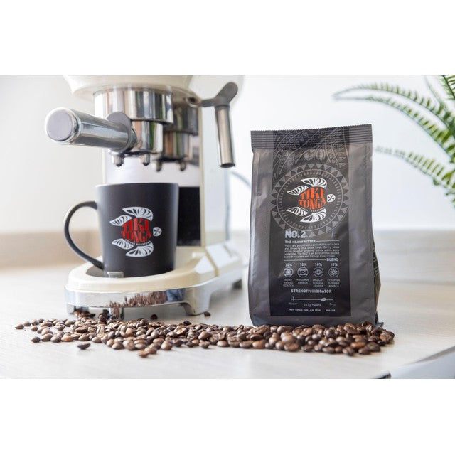 Tiki Tonga Blend No.2 whole bean coffee 227g (British brand)
