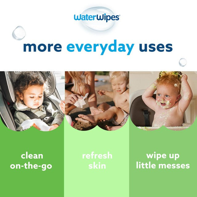 WaterWipes sensitive weaning plastic free baby wipes 720 wipes (British brand)