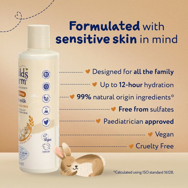 Childs Farm Bath Milk Fragrance-Free 250ml - British product