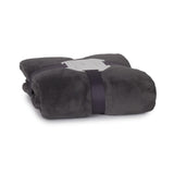 Deyongs Charcoal Fleece Throw 140cm x 180cm - British product