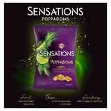 Walkers Sensations lime and coriander chutney poppadoms 82.5g (British brand)