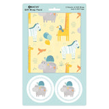 Abacus Nursery Characters gift wrap pack, imported from the UK