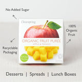 Clearspring Apple & Mango Puree 2 x 100g - British product