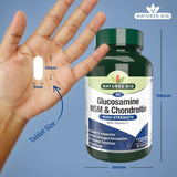Natures Aid Glucosamine MSM Chondroitin supplement 90 tablets, imported from the UK
