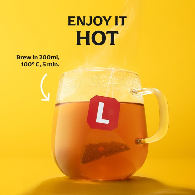 Lipton Lemon Ginger herbal tea bags - British product