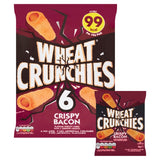 Wheat Crunchies bacon flavour crunchy wheat snack 6 pack (British brand)