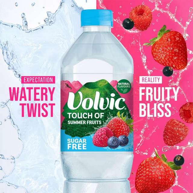 Volvic summer fruits flavoured water 1.5L (British brand)