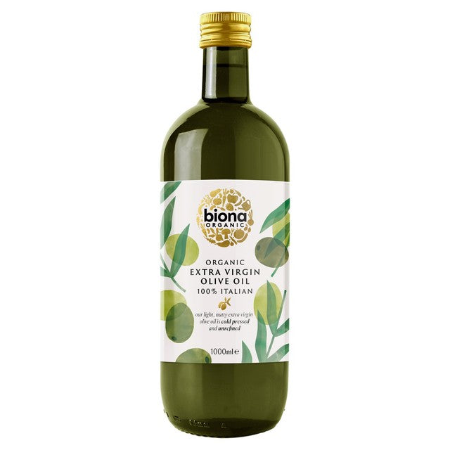 Biona organic extra virgin olive oil Italian cold pressed - British product