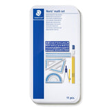 Staedtler 11-piece maths set with compass and geometry tools (British brand)