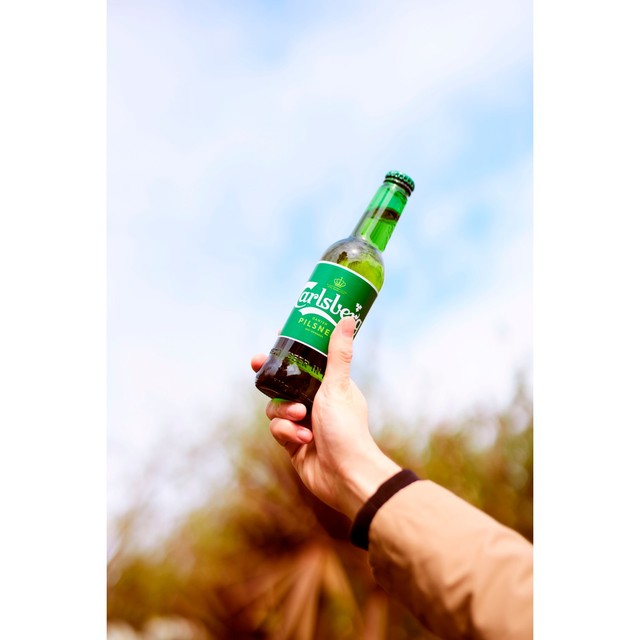 Carlsberg Pilsner Danish Lager Beer 24 x 330ml bottles - British product