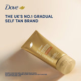Dove fair-medium gradual self-tan cream 75ml - British product