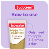 Sudocrem Sudosalve nappy rash treatment cream 25g (British brand)