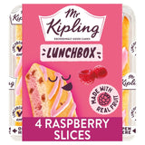 Mr Kipling Raspberry Cake Slices 4 Pack, imported from the UK