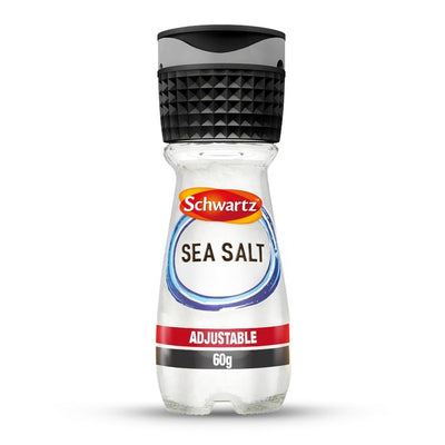 Schwartz Justerbar Kvern Havsalt 60g