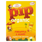Pip Organic Pineapple & Mango Kids Smoothie Cartons 4 x 180ml, imported from the UK