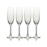 M&S Mikasa Julie 8oz Champagne Flute Glasses Set of 4- Buy online at McGrocer