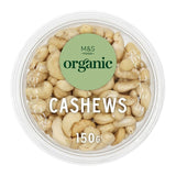 M&S M&S Organic Cashews Cashew Nuts 150g- Buy online at McGrocer