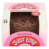 M&S Just Love Food Indulgent Chocolate Cake Serves 14 Vegan Chocolate Cake 1.075kg- Buy online at McGrocer