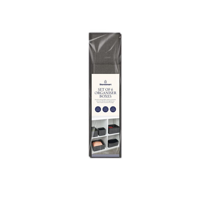 Gem Imports organiser boxes 6 pack, imported from the UK