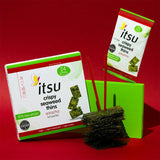 Itsu Sriracha Seaweed Crispy Thins 4 x 5g, UK version