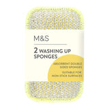 M&S washing up sponges 2 pack, imported from the UK
