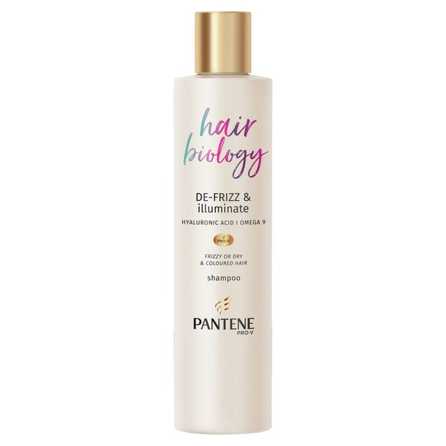 Pantene Defrizz & Illuminate shampoo 250ml, imported from the UK
