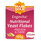 Marigold Engevita Yeast Flakes Pink 100g, imported from the UK