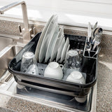 Addis dish draining rack black grey 41x37.5x11.5cm - British product