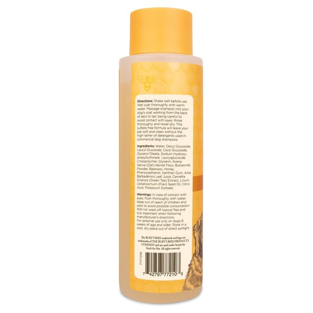Burt's Bees oatmeal dog shampoo 473ml - British product
